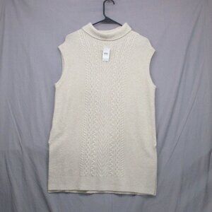 NWT Loft Sweater‎ Vest Soft White Women Size | S